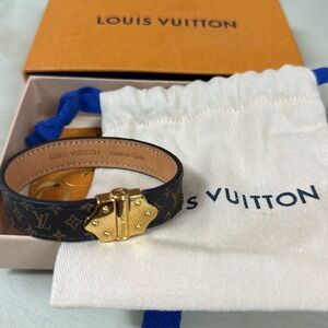 Louis Vuitton Leather Bracelet
